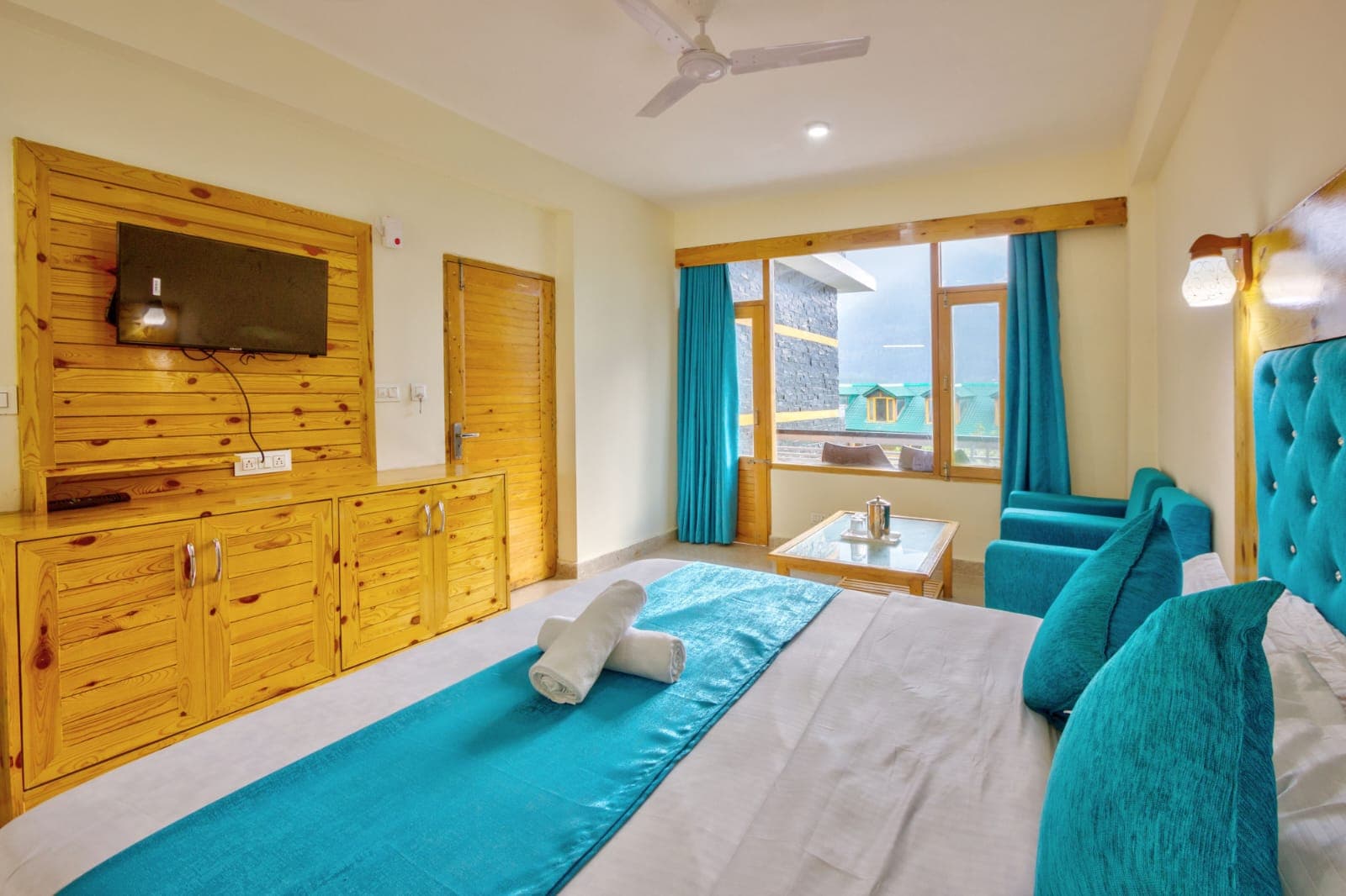 Bright double room