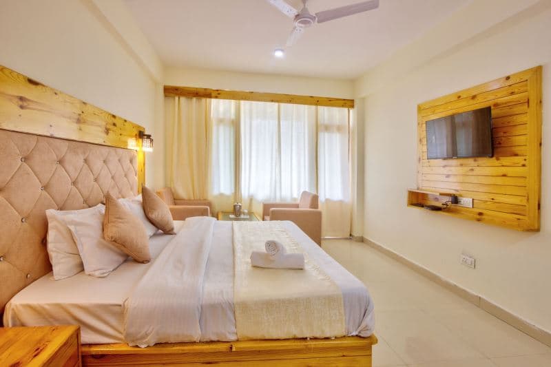 Guest room with valley views
